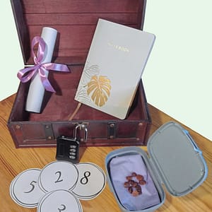 aventure chasse au trésor jeu éducatif gratitude cadenas 4 chiffres